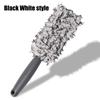 Car Tire Washing Plush Brush Car Motorcycle Cleaning Microfiber Long Handle Portable Soft Plush Wheel Rim Brush Cleaning Tools