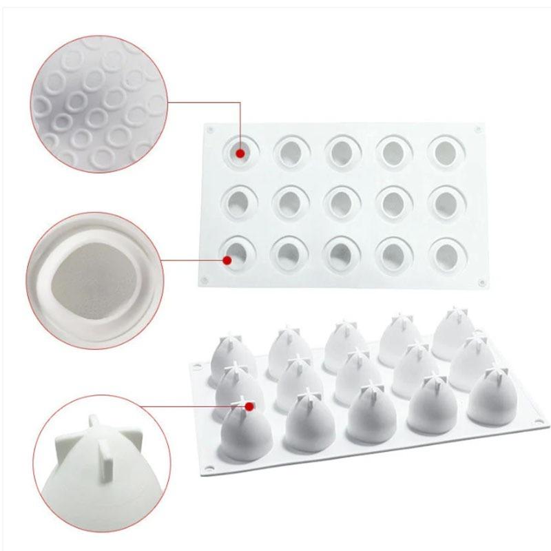Versatile Silicone Baking Molds for Raspberry Mousse Desserts and Fruit Cake Decorations Reusable Kitchen Tools for Home Bakers