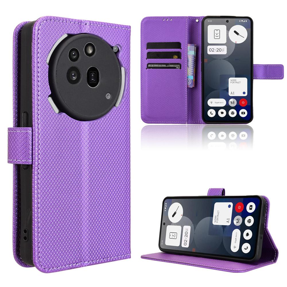 Чехол-книжка для телефона Nothing (3a) Профессиональный кожаный чехол [Flip Vintage Leather] Кошелек ударопрочный прочный ретро чехол для телефона