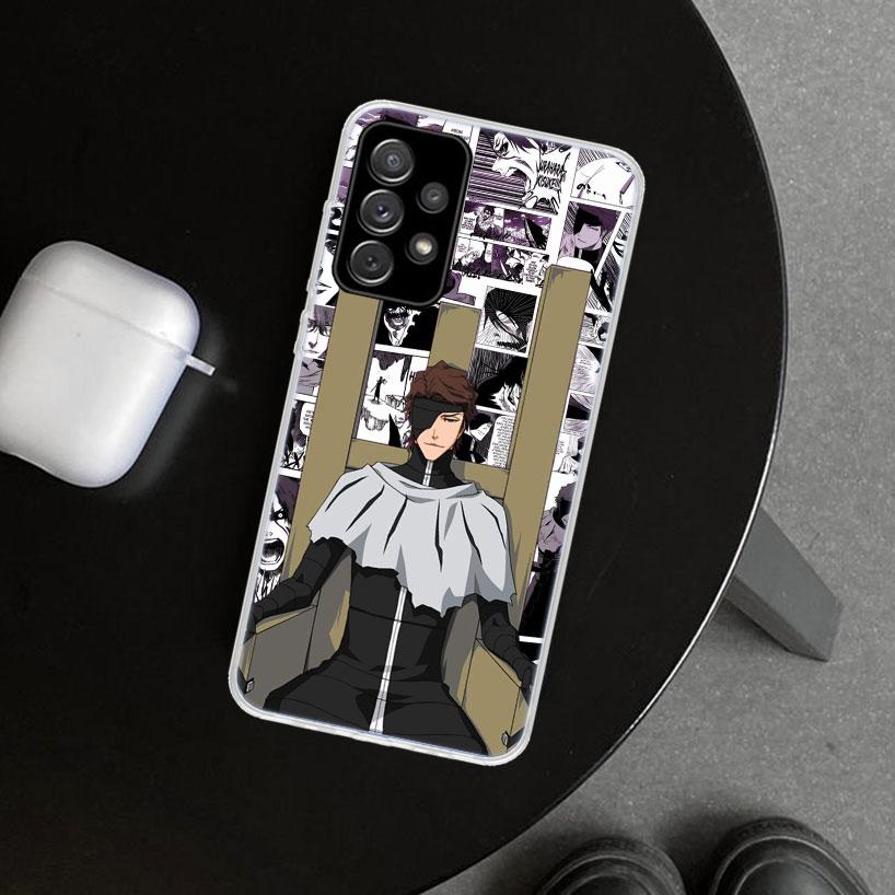 Aizen Sousuke Bleach Чехол для телефона для Samsung Galaxy A12 A22 A32 A52 A72 A02S A51 A50S A31 A20S A10S Note 20 Ultra 10 Plus G