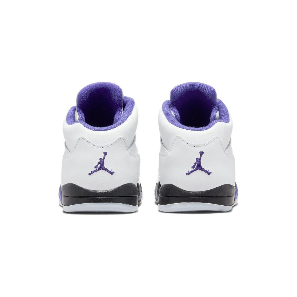 Детские кроссовки Air Jordan 5 Retro TD Concord White Dark Concord Black 440890-141