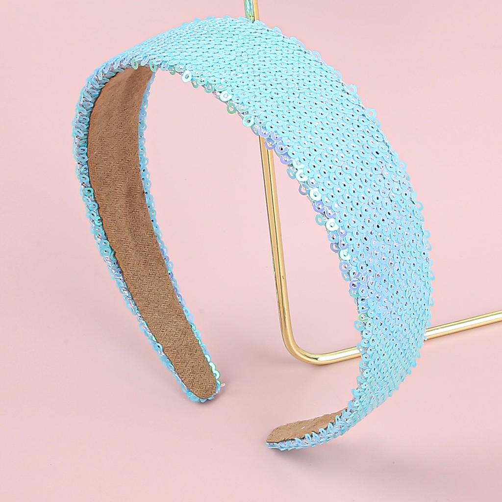 Модные пайеточные повязки на голову Девочки Блестящие 3 см Повязки для волос Девочки Женщины Повязки на голову Дети Дети Украшение для вечеринки Аксессуары для волос