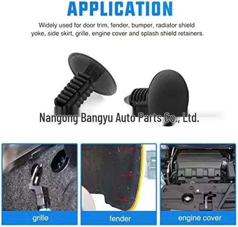 120 шт. Кнопок для Toyota: Бампер, Дверная панель, Радиатор, Винт, Сиденье.