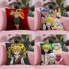 Anime The SSeven DDeadly Pillow Case Soft Plush Fabric DoubleSided Printed Cushion Cover Warm Winter Sofa Pillow Case