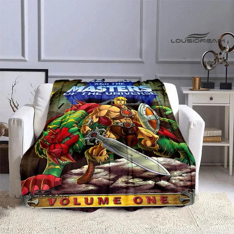 Anime Universe Master HE-MAN Printed Blanket Children Warm Beautiful Blanket Home Travel Essential Blanket Birthday Gift