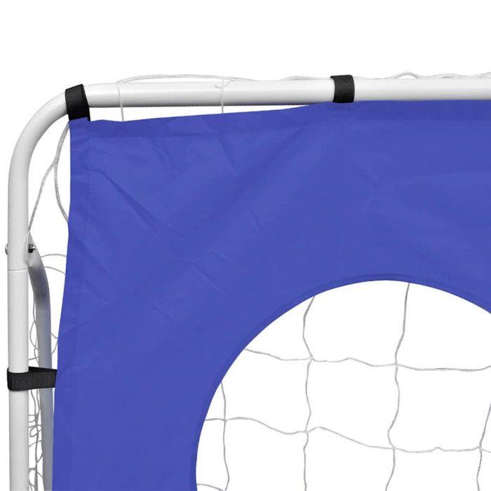 VidaXL But de Football avec Cibles 240x92x150 cm Filet Football Adultes 90573