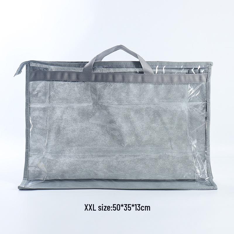 PVC Transparent Dust Cover for Hanging Handbag Storage - Waterproof Leather Bag Protector