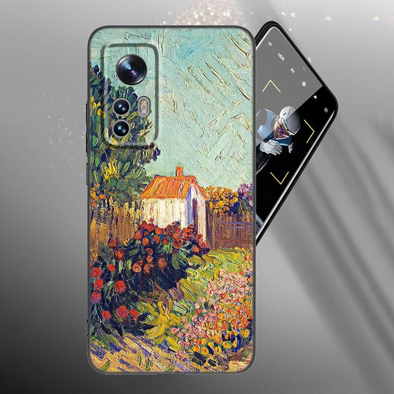 Van Gogh Starry Sky Art Phone Case For Xiaomi Mi 10T 11i 11T Note 10 11 Lite NE F1 POCO F3 M3 X3 GT NFC M4 X4 Pro 5G Black Cover