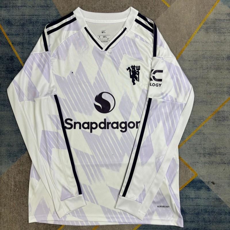 Long Sleeve Football Jerseys Fans - National Team Club Soccer Shirts Cotton Blend All Unisex Adult