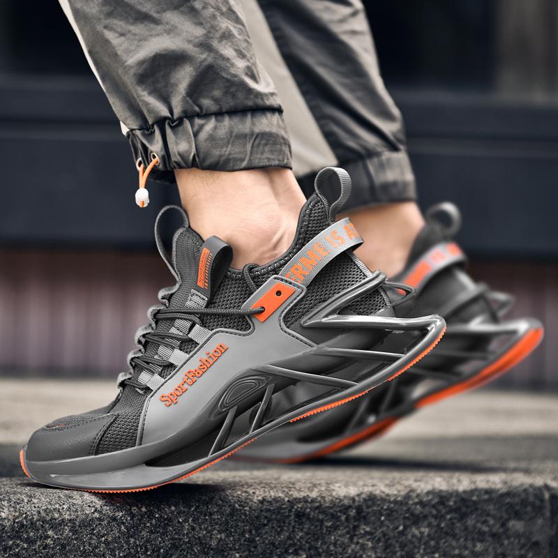 Дышащие кроссовки. Легкая мужская спортивная обувь. Кроссовки большого размера 46. Повседневная обувь для бега.