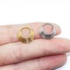 316L Surgical Steel Segment Nose Ring Septum Clicker Tragus Helix  Cartilage  Earrings   Body  Piercing Jewelry For Women Men