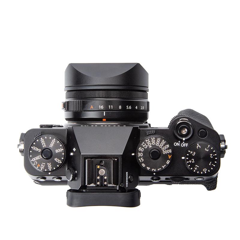 XE5 XF 27f2.8II Lens Hood with 39mm Adapter Ring for Fujifilm Fuji XF27mmF2.8 II XF23mmF2.8 R WR Metal Lens Shade Accessories