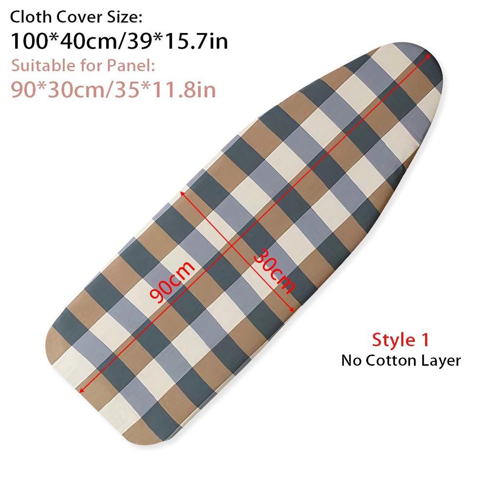 1Pcs Stain Resistant Ironing Board Cover With Elastic Edge Universal Iron Heat Shield Thick Cotton Padding Cloth Cover