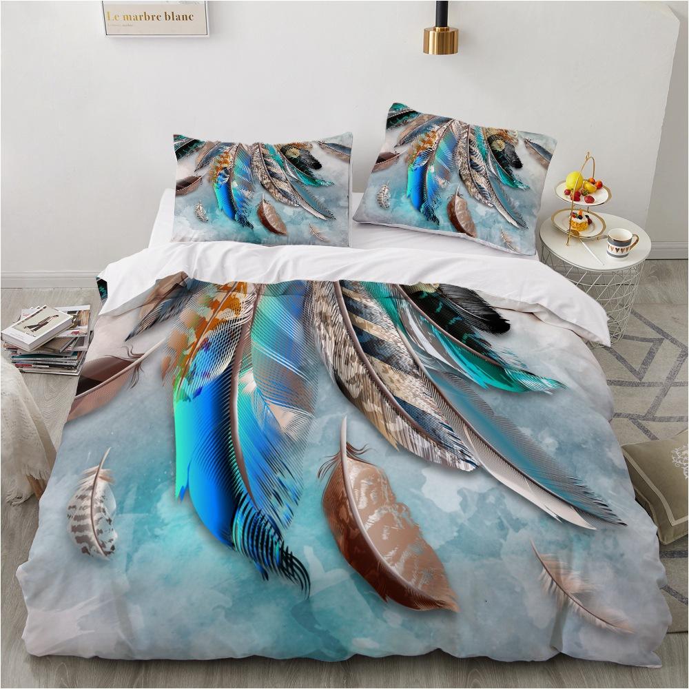 3D Wolf Bedding Set Animal Down Duvet Cover AU180 * 210 Full Size Luxury Quilt Cover Men's Bedding Cover