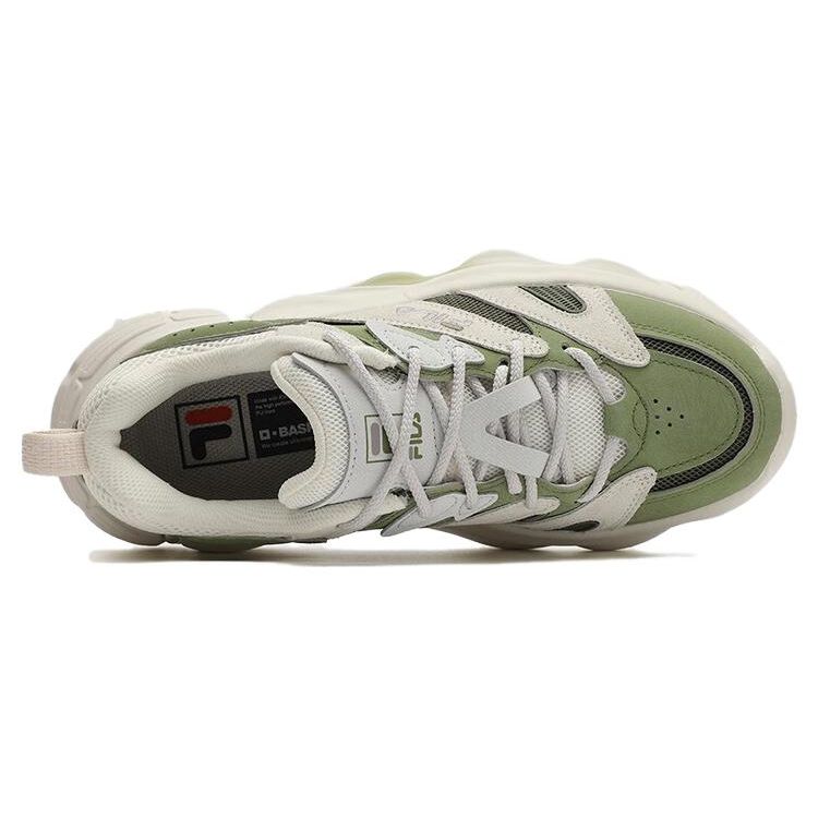 Fila Comfortable Durable Lightweight Low-Top Dad Shoes Women Sneaker White Green F12W342109FJL