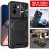 Чехол-накладка Slide Lens Armor для Xiaomi POCO M7 4G 169 мм, чехол для POCO M7 Plus 5G Global, чехол с магнитной подставкой-кольцом, крышка Capa