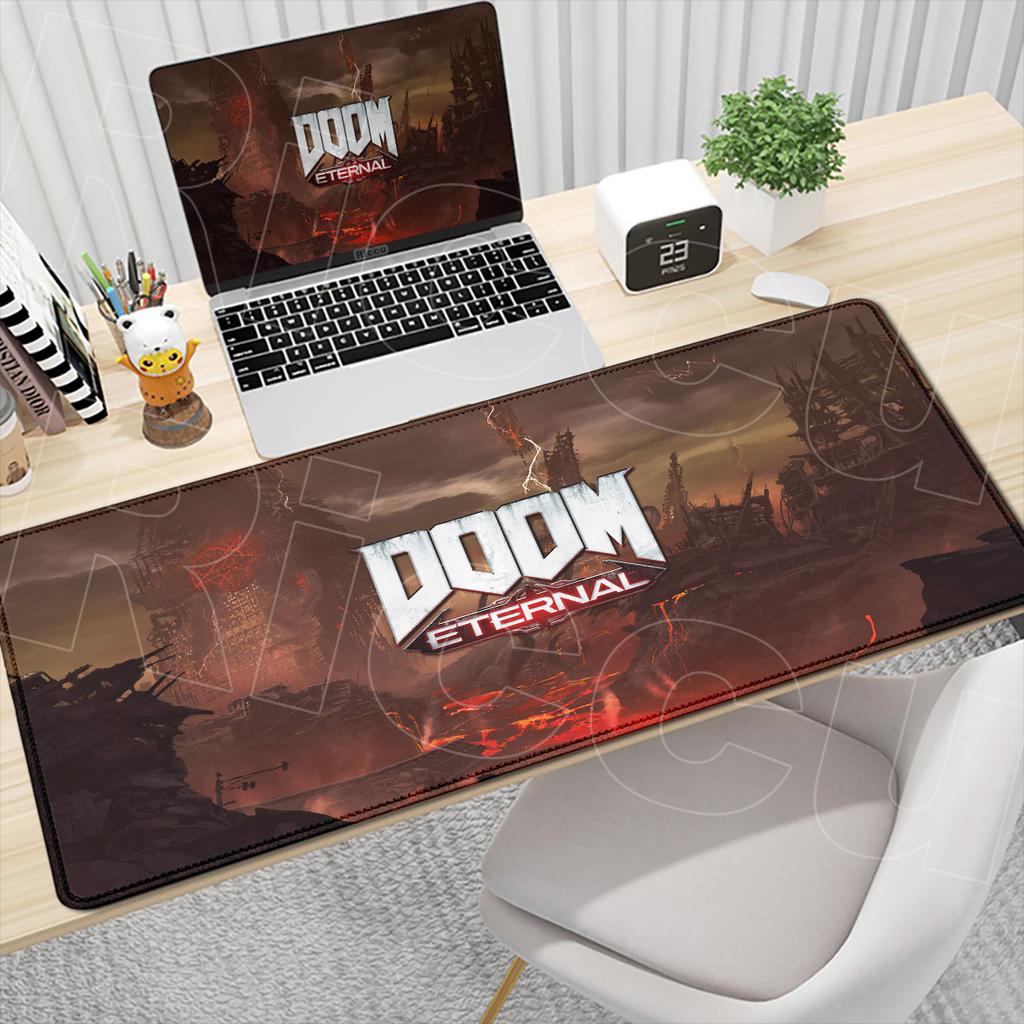 DDoom EEternal Новый Горячий Моющийся Игровой Коврик для Мыши Большой Настольный Расширенный Коврик для Мыши XXL Компьютерные Резиновые Аксессуары Ковер