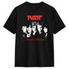 Унисекс Футболка Hair Metal Ratt Band Арт Хипстер Чистый Хлопок Футболка с коротким рукавом Футболка с круглым вырезом Одежда 4XL 5XL 6XL