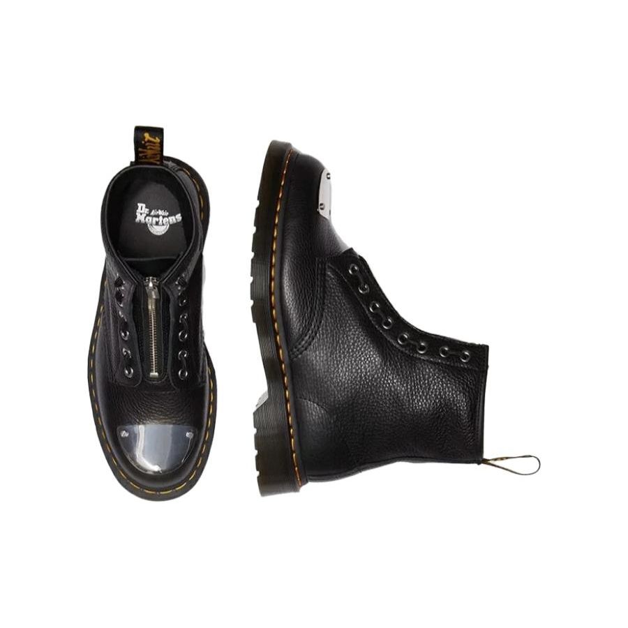 Dr. Martens Ботильоны женские с круглым носком, на молнии, на массивном каблуке, черные 31682001