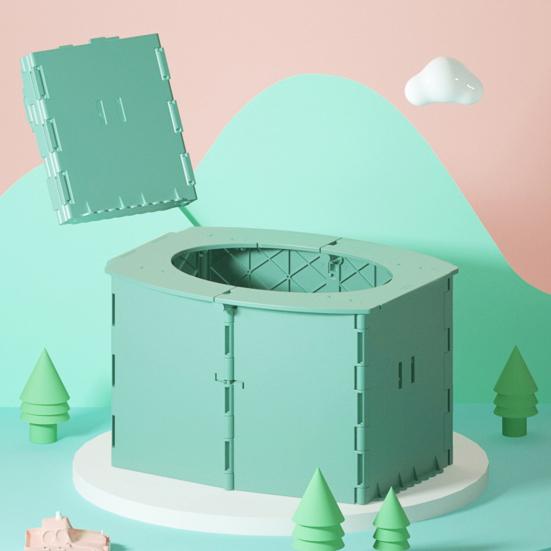 Детский горшок для приучения к туалету Складной Детский Портативный Сиденье для горшка Многоразовый