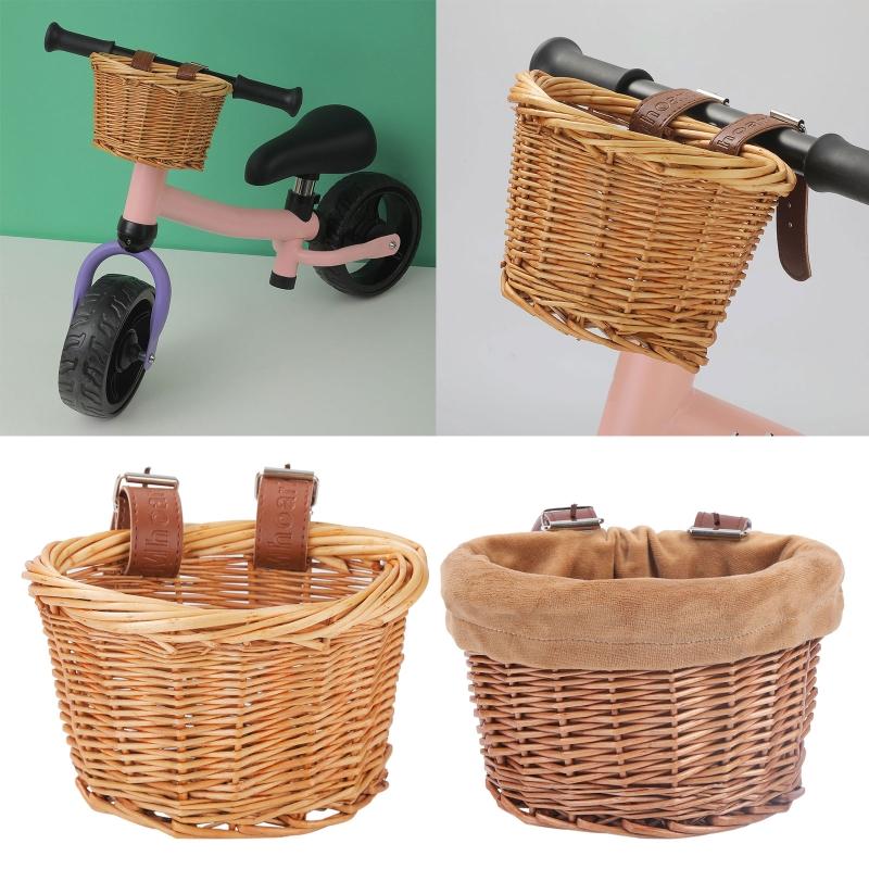 Children Bicycle Balance Car Baskets Bike Scooter Basket Kids Bike Cart Handbag