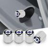 5PCS Aluminum Alloy Car Wheel Tire Valve Caps Dustproof Stem Cover for Volvo Rdesign XC60 XC90 XC40 V50 V60 EX30 S60 C30 V70 AWD