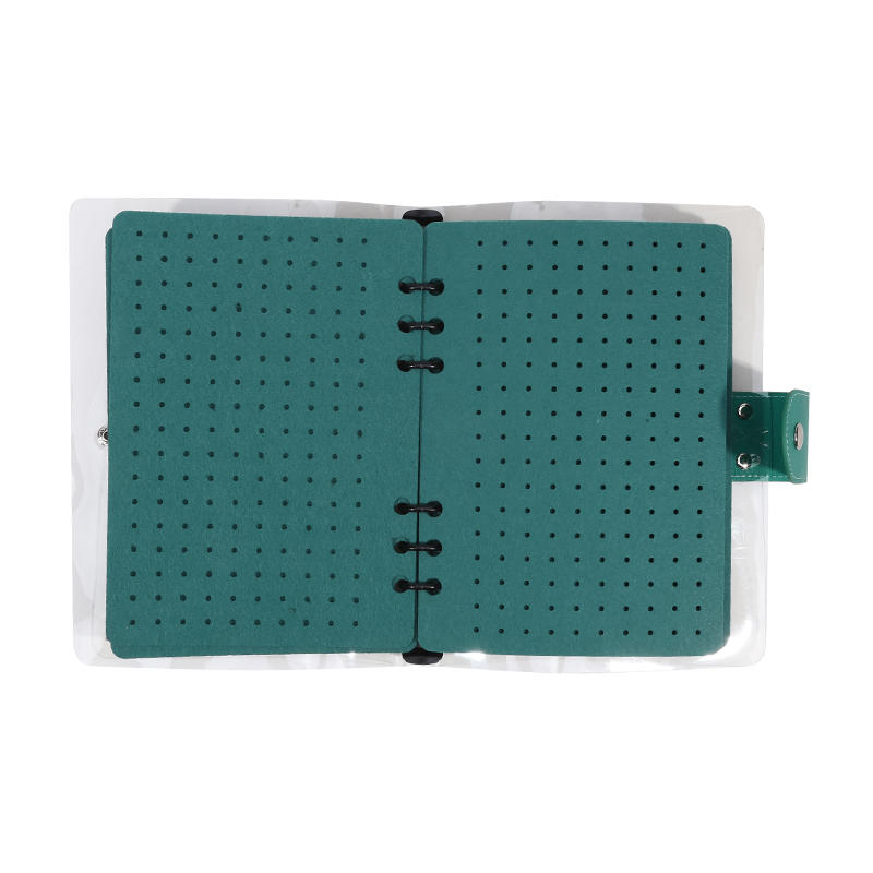 Portable Brooch Storage Book Pin Dust-proof Display Book Tray Metal Badge Collection Medal Organize Booklet