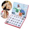Christmas Advent Calendar Case 24 Pcs Charms DIY Necklace Bracelet Kit Set for Kids Gift