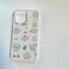 Мультяшный слоненок-звездочка чехол для мобильного телефона iPhone17/16promax подходит для Apple 15 белый фон imd14/13/12