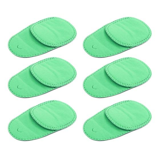 6Pcs/Box Amblyopia Eye Patch Soft Thick Universal Fit Non-adhesive Eyeglass Training Patch for Kids