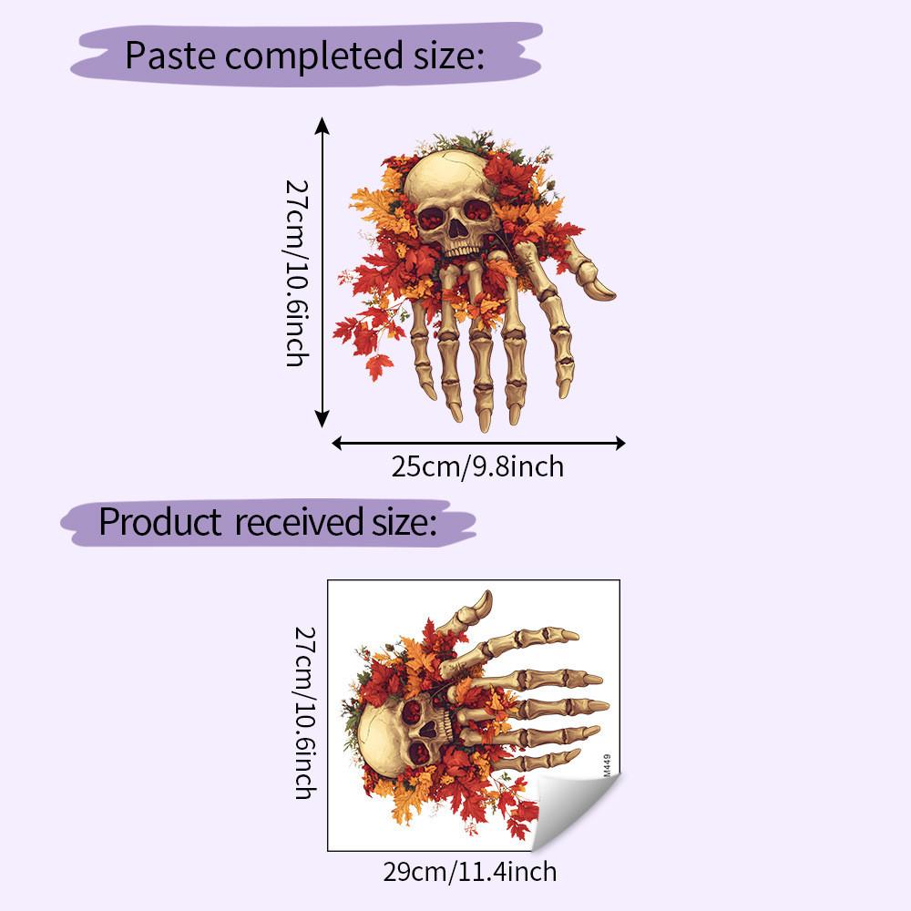 Wall Decal Skeleton Pvc Modern Decor For Living Room And Commercial Settings