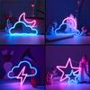 LED shaped lamp, double-sided neon light, letter light string, proposal and confession decoration light, night light