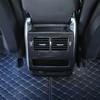 Carbon Fiber Style For Landrover Range Rover Sport RR Sport 2014-2017 ABS Plastic Rear Row AC Outlet Frame Cover
