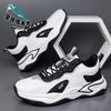 Men's Shoes Sneakers 2025 Spring and Summer New Fly-woven Couple Shock-absorbing Running Shoes Mesh Breathable Soft-soled Running Shoes