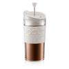 Кофеварка BODUM Coffee Press TRAVEL PRESS SET Портативная кофеварка 350 мл Белоснежный пластик Двойная структура Термопогружной френч-пресс