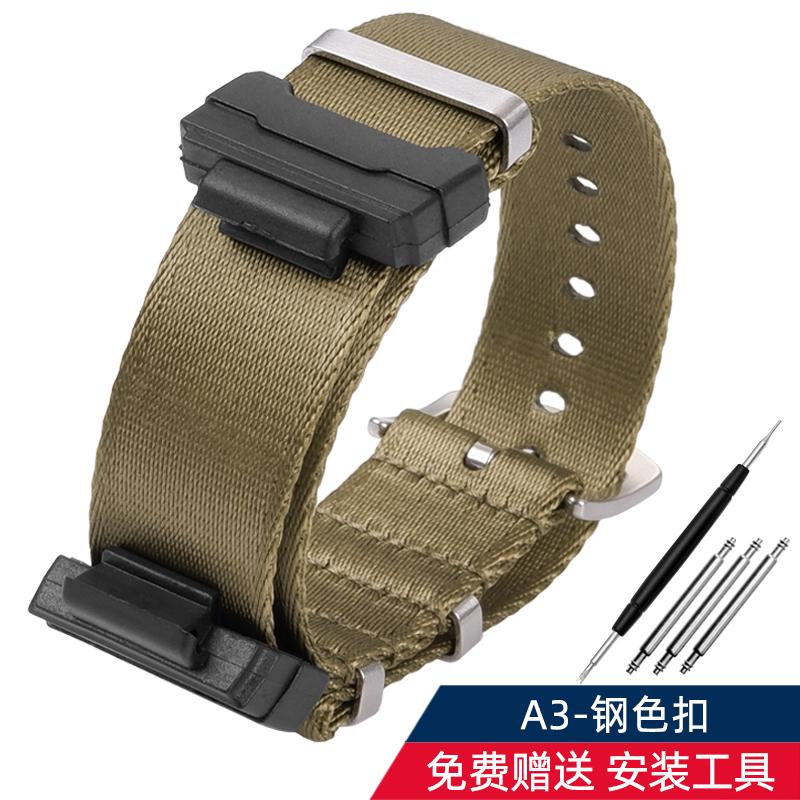 Адаптер 16 мм + Нейлоновый ремешок для Casio Gshock GA120 GA100 5600 GWM5610 DW6600 Аксессуары для ремешка часов