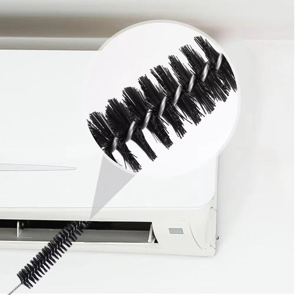 Long Handle Rolling Washing Machine Brush Decontamination Dryer Duct Brush