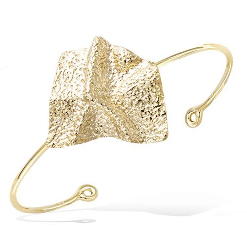 Les Trésors De Lily [R4190] - Gold Plated Bracelet 'Cleopatra' Gold - 56 Mm - 30x30 Mm