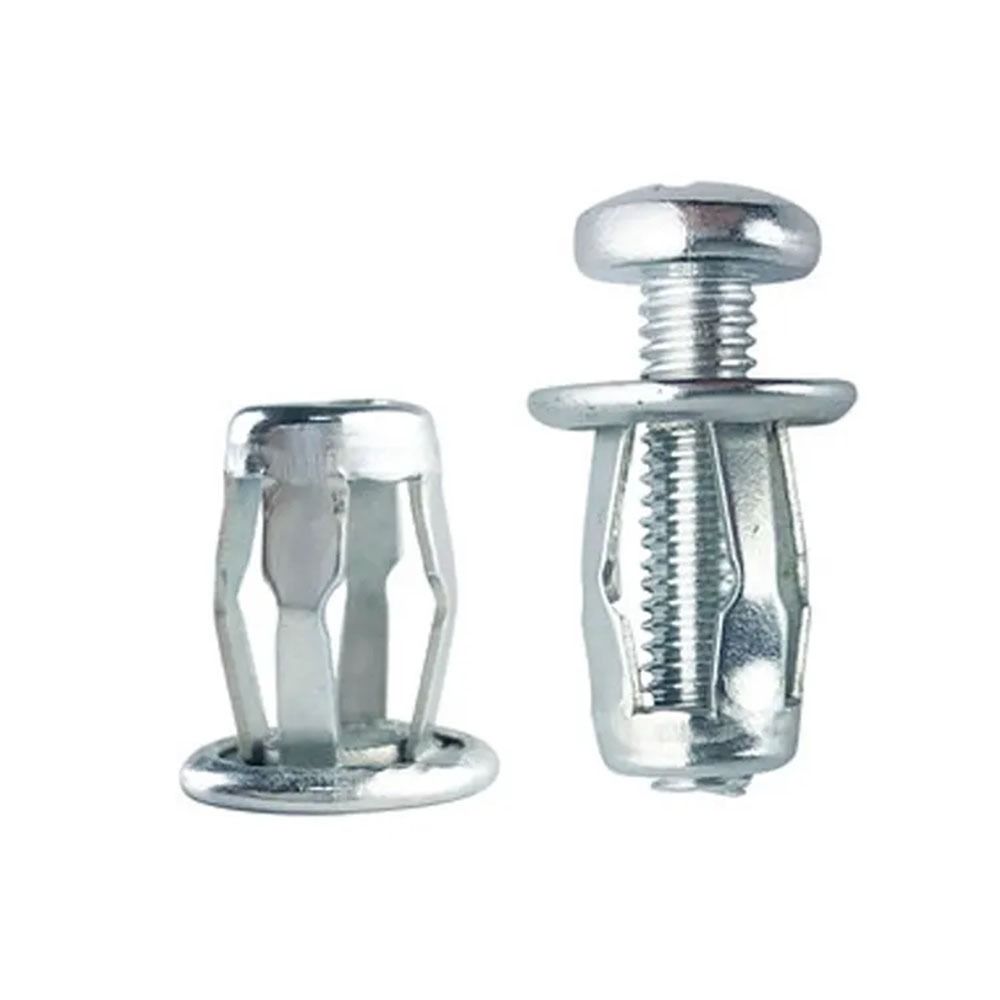 Серебряный металлический полость фиксатор 8*16 мм настенные анкеры лепестковые заклепки гайки полая стена железная обшивка