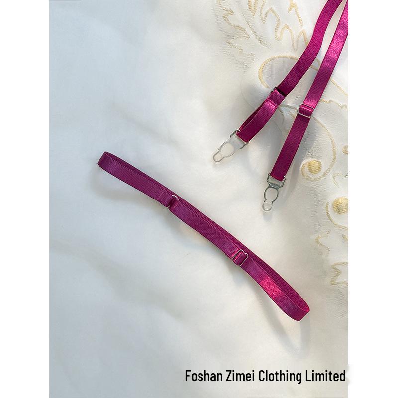 Французская цветочная элегантность: Сексуальный тонкий комплект бюстгальтера для большой груди 24130