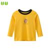 Korean Style Girls' Long-Sleeved T-shirt Children's Cartoon Top