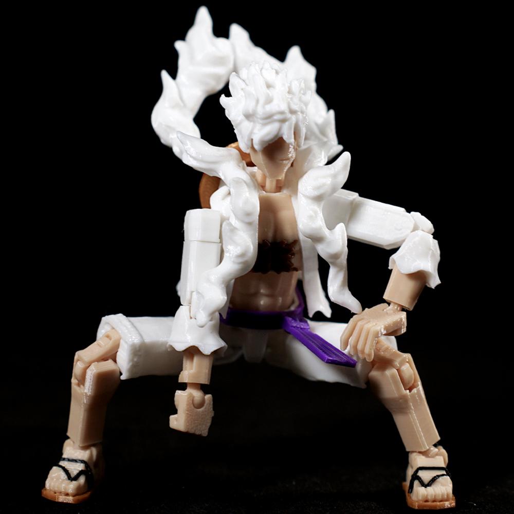 3D Printed ONE PIECE Monkey D Luffy Toys Action Figures Anime Multi-Jointed Shapeshift Toy Mannequin Ornaments Model Kids Gifts