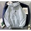 European and American Fleece Hoodies Sweatshirts for Men and Women Autumn and Winter Loose Tops for Couples