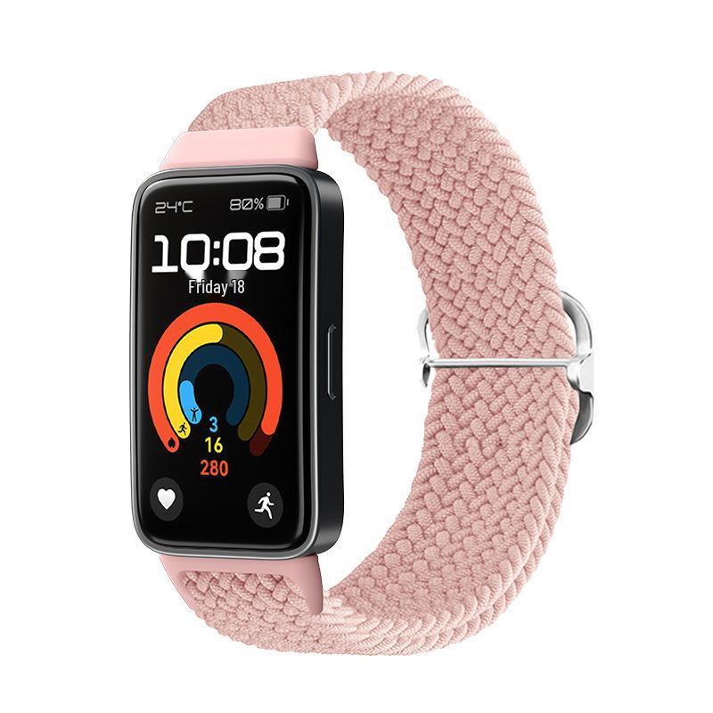 Регулируемый плетеный браслет для часов Huawei Band 8/9/10 NFC