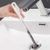 Сверхдлинная щетка для прочистки труб, щетка для чистки раковины и волос в ванной, гибкий очиститель для слива, инструмент для удаления засоров