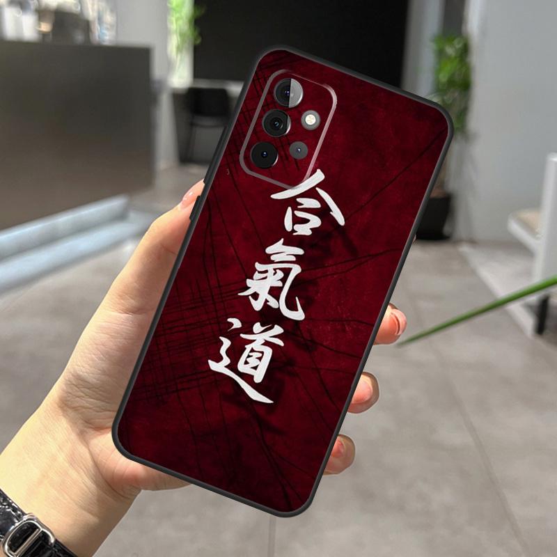 Япония Чехол для боевого Айкидо для Samsung Galaxy A52 A32 A12 A56 A36 A54 A34 A14 A05 A16 A26 A13 A33 A53 A15 A35 A55