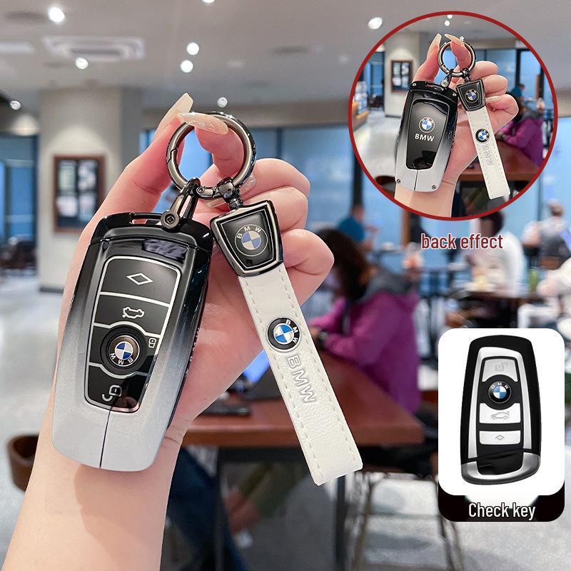 Совместимый корпус ключа для моделей BMW 1, 3, 5, 7 серий, X1, X2, X3, X5, iX3 и i3, плюс металлические пряжки 530 и 325Li.