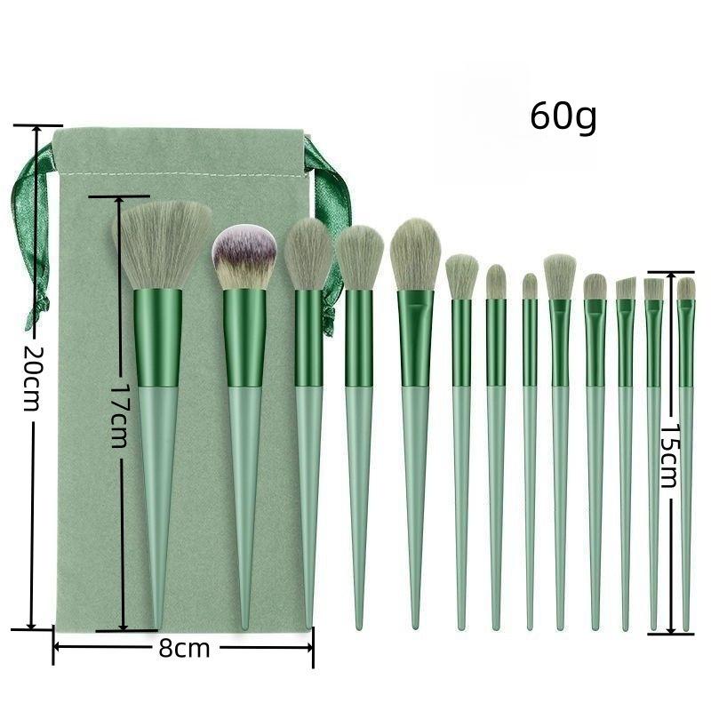 13Pcs Makeup Brush Set, Blush Eyeshadow Concealer Foundation Powder Brushes for Beginners