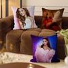 Star A-Ariana G-Grande Cushion Cover Pillowcase Upholstery Sofa Throw Pillow Home Decor Pillowcas