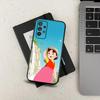 H-Heidi Cartoon Phone Case For Samsung S24,S21,S22,S23,S30,Ultra,S20,Plus,Fe,Lite,Note,10,9,5G Black Soft Cover